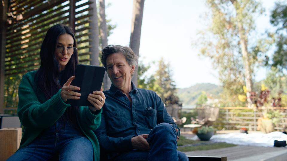 Demi Moore and Andrew McCarthy reconnected for the film.