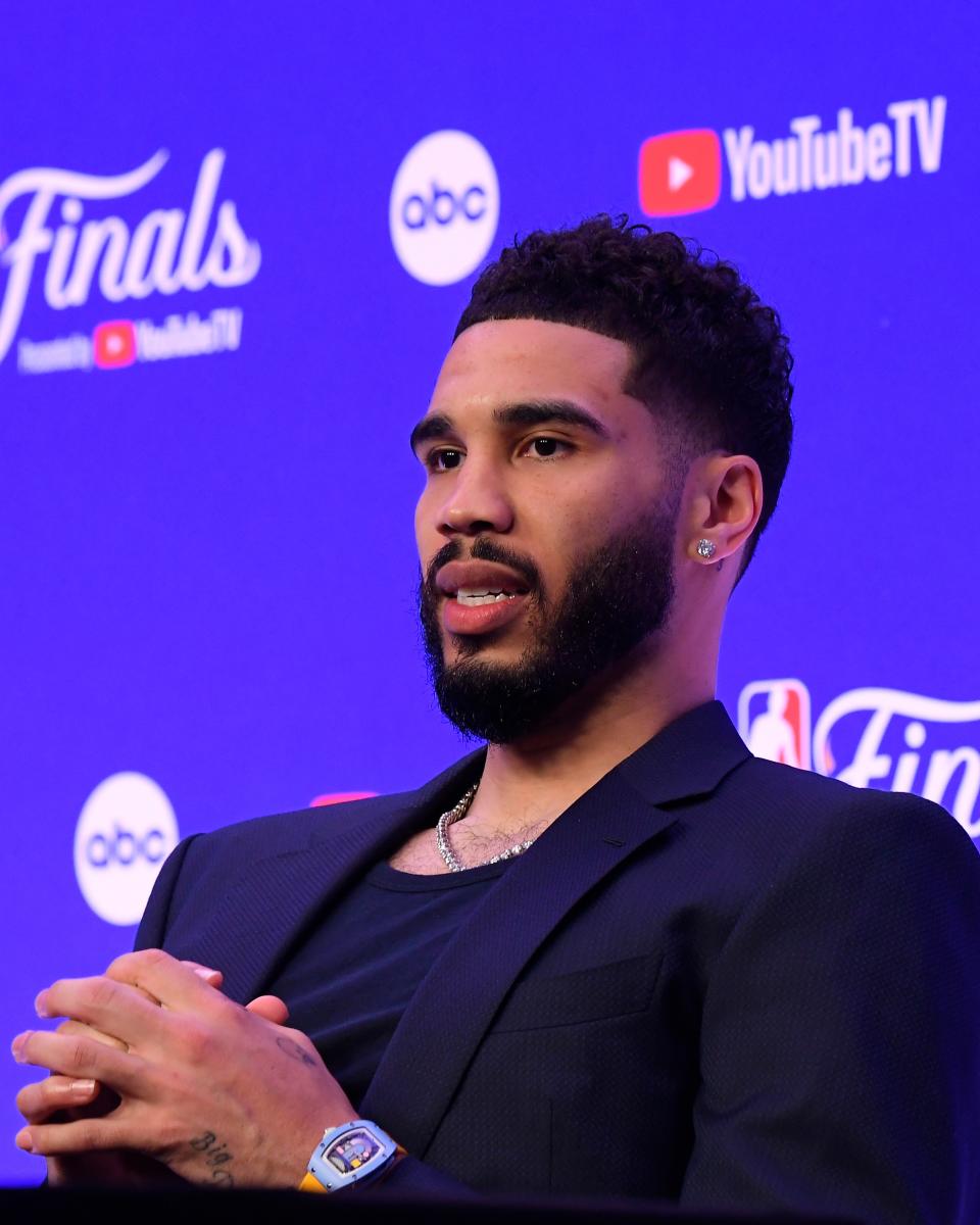 <h1 class="title">2024 NBA Finals - Dallas Mavericks v Boston Celtics</h1><cite class="credit">Brian Babineau/Getty Images</cite>