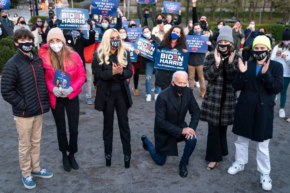 Joe Biden Campaigns In Western Pennsylvania One Day Before Election politics political politician campaign (Drew Angerer / Getty Images file)