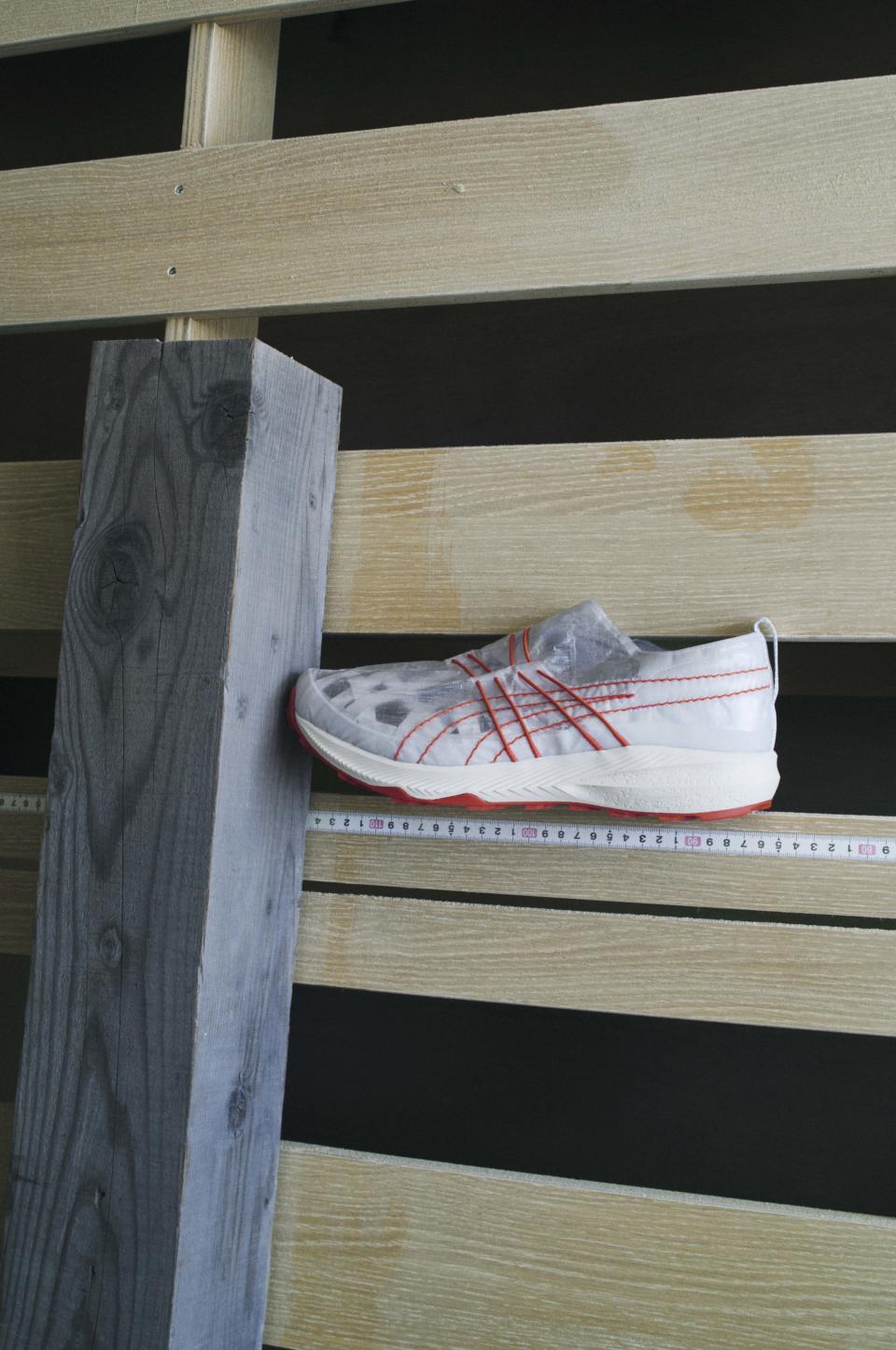 Asics, Kengo Kuma, Archisite Oru, sneaker, collaboration, Paris fashion week, pop up shop, Paris