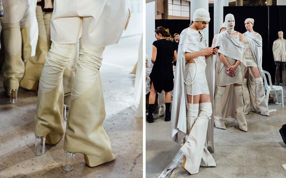 Rick Owens, shoe, boots, spring 2025, Paris fashion week, Paris