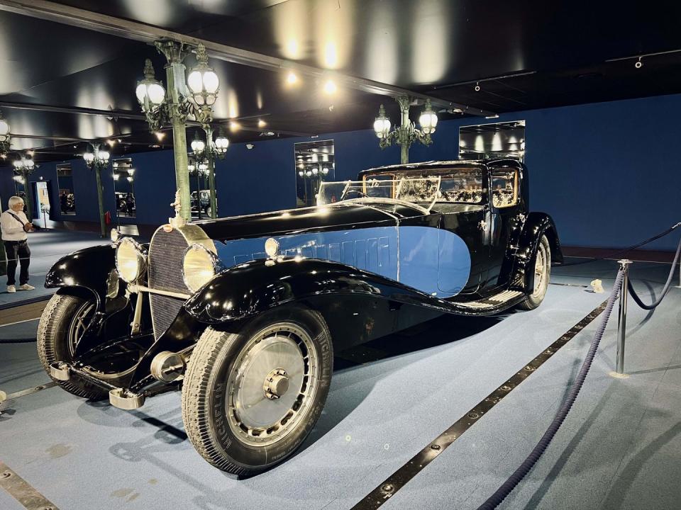 a car on display