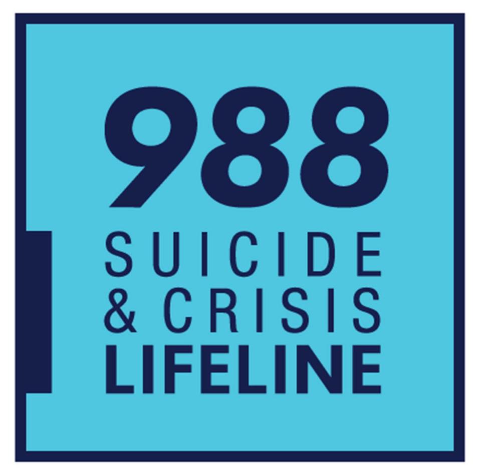 988 Suicide & Crisis Lifeline logo.