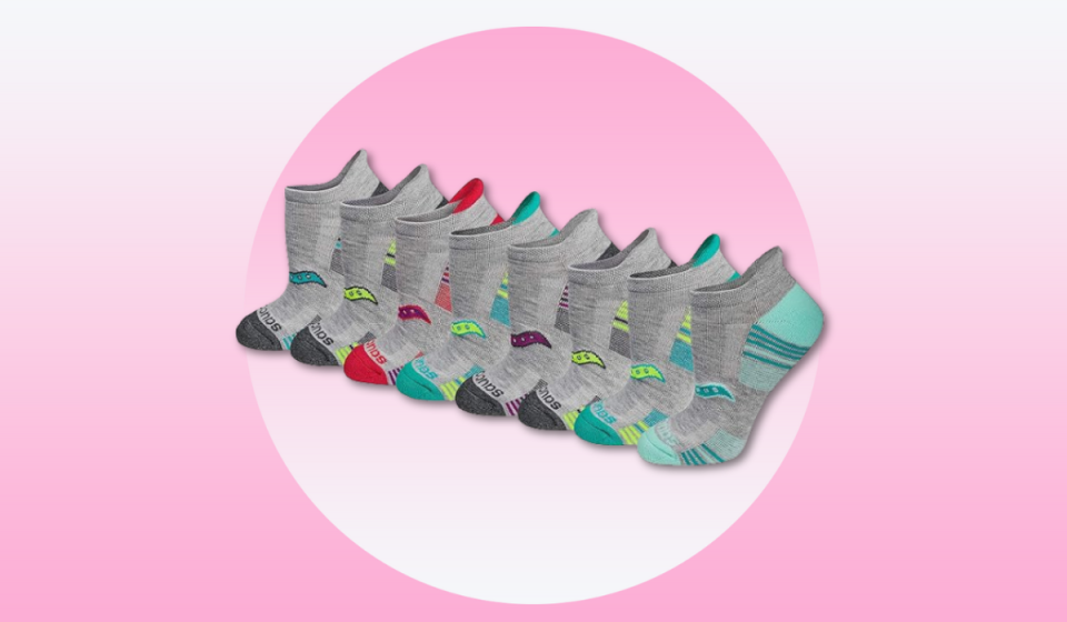 several pair of ankle socks