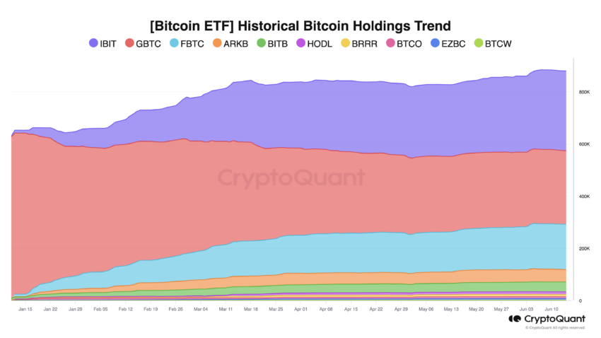 Bitcoin ETF Historical Holdings