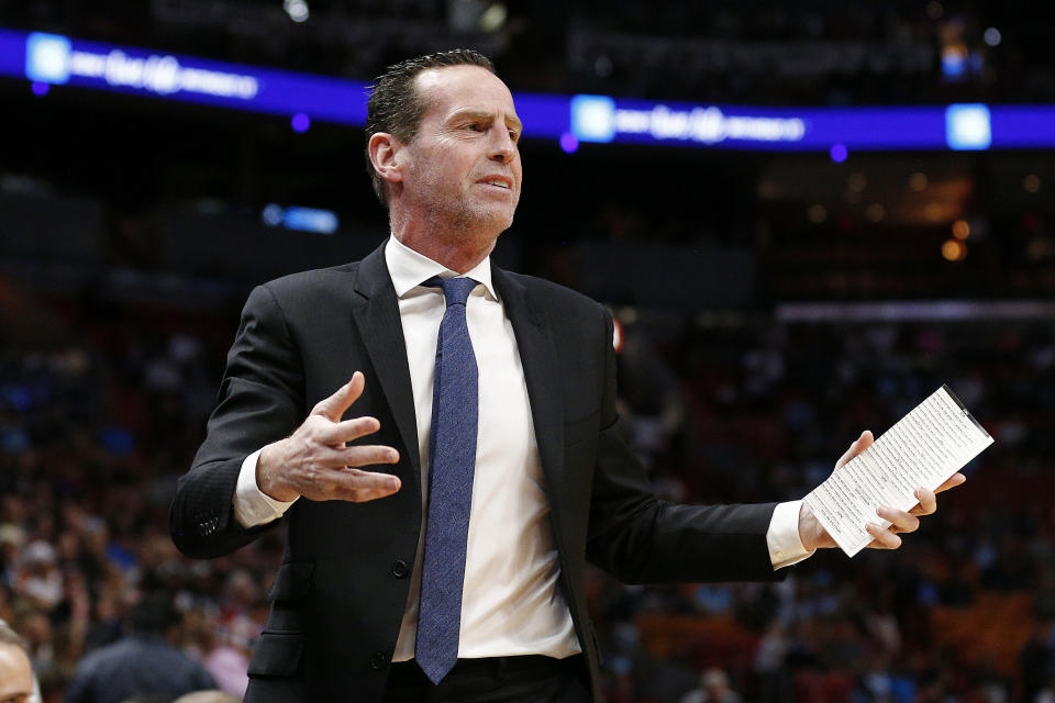 Kenny Atkinson had served as an assistant coach with the Golden State Warriors since 2021. (Photo by Michael Reaves/Getty Images)