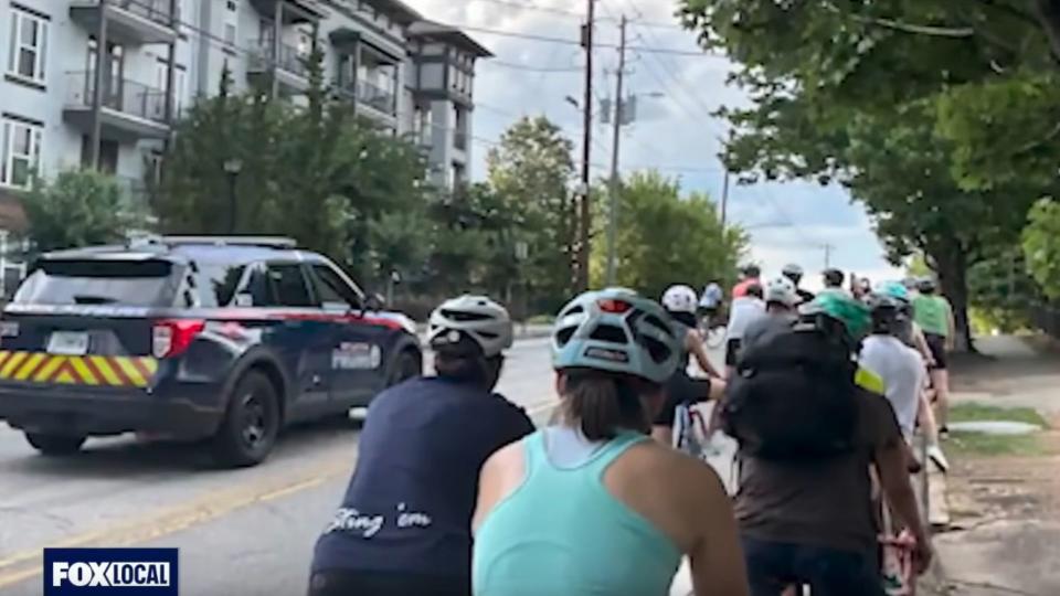 Cyclists Cry Victim After Cop Lectures Them