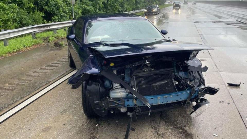 Dodge Challenger Listed For Sale Right After It Was Crashed