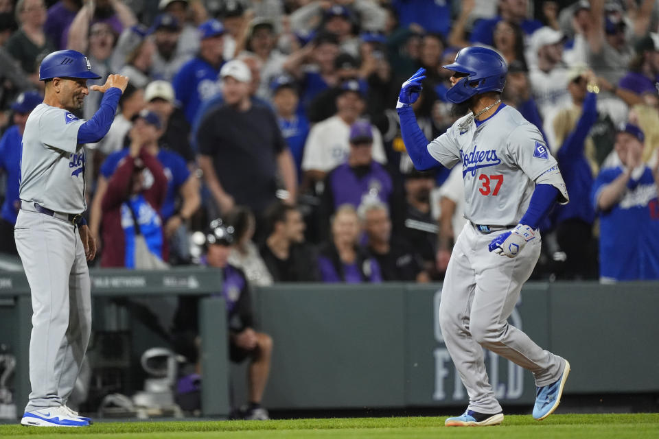 Teoscar Hernández's three-run home run in the ninth inning came with two outs and two strikes, too