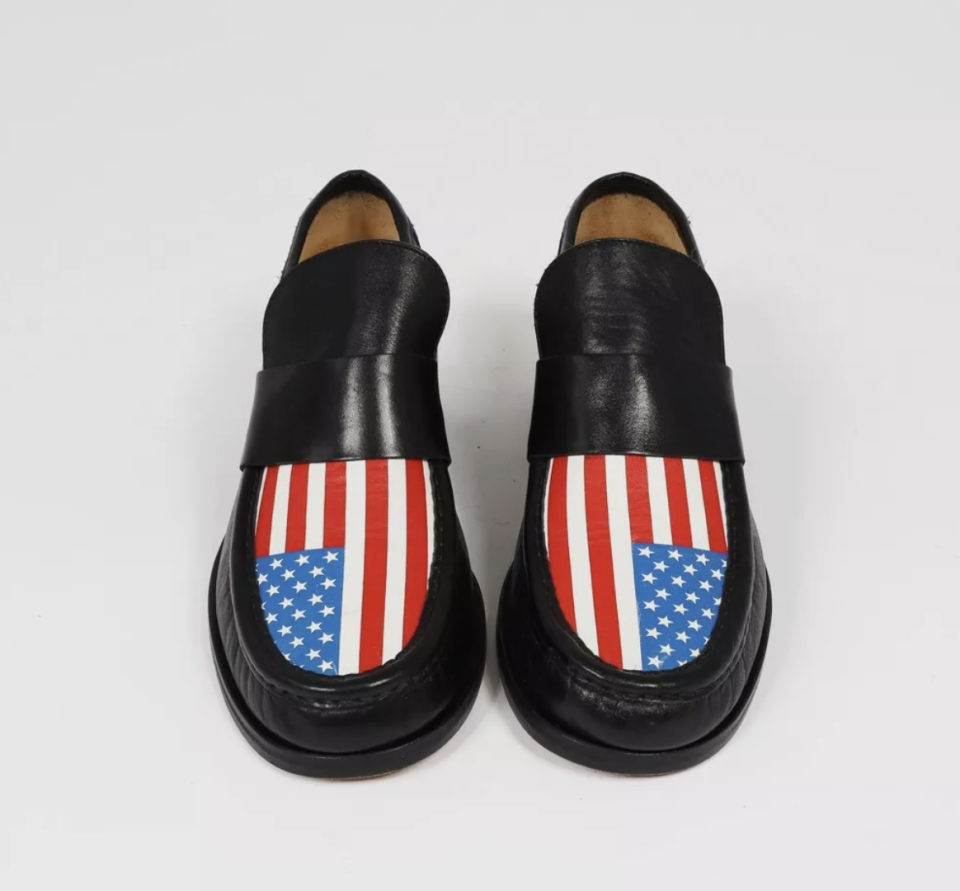 Wannabe Patrick Cox American flag loafers