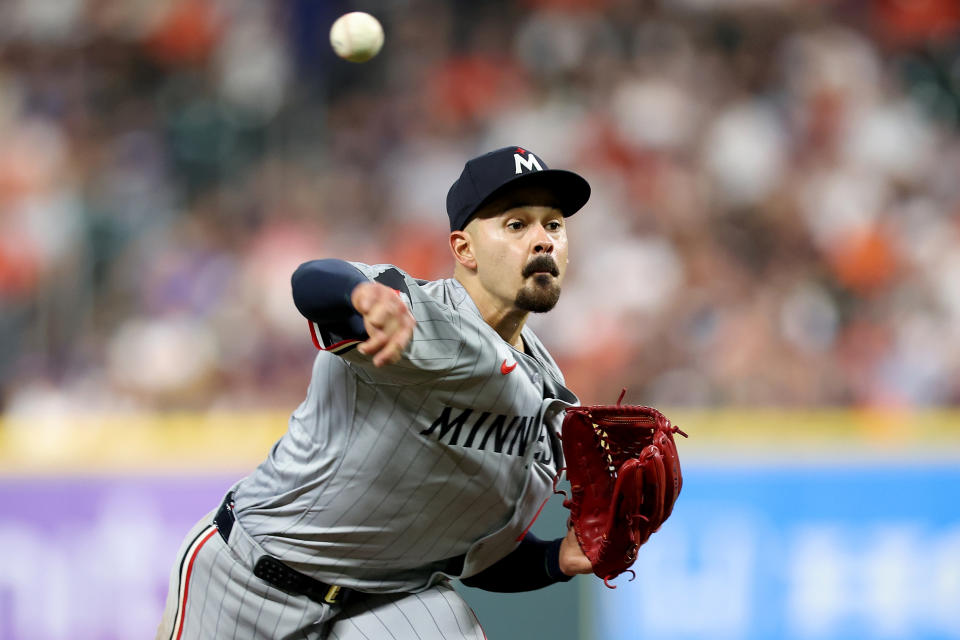Pablo López looked more like the pitcher fantasy baseball managers had been expecting in his last outing. (Photo by Tim Warner/Getty Images)