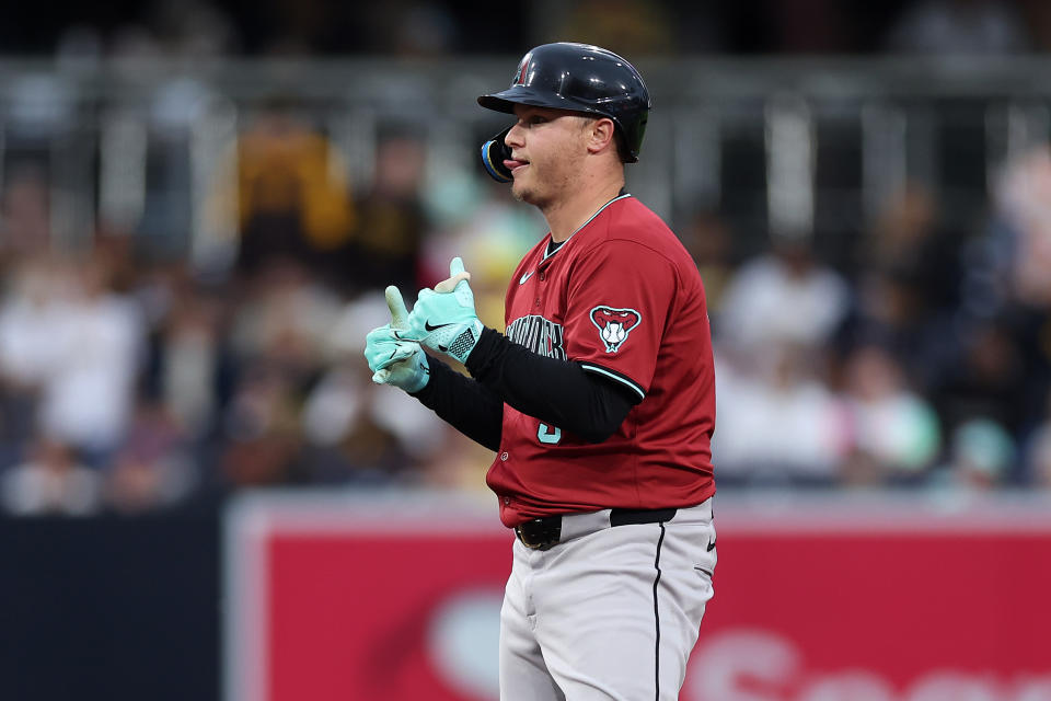 Joc Pederson #3 of the Arizona Diamondbacks 