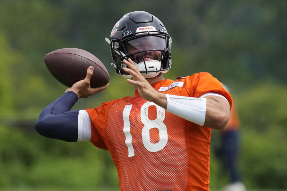 Chicago Bears rookie quarterback Caleb Williams' first preseason will be featured prominently on NFL Network. (AP Photo/Nam Y. Huh)
