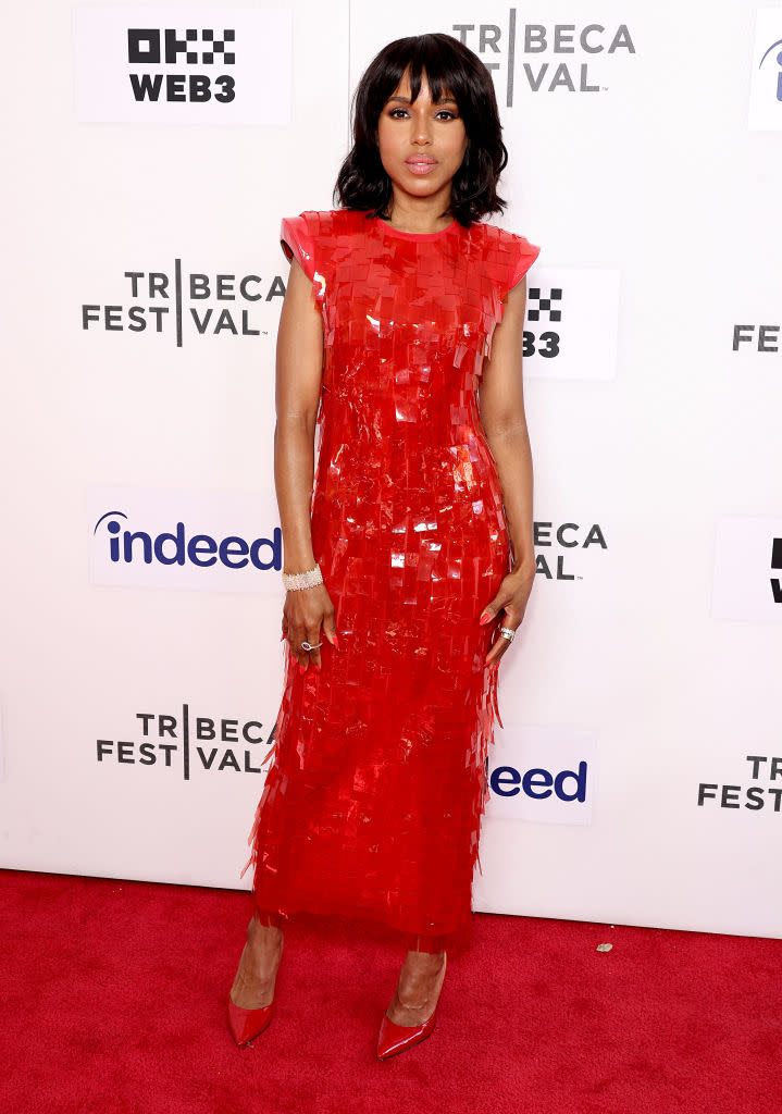NEW YORK, NEW YORK - JUNE 09: Kerry Washington attends "The Knife" Premiere during the 2024 Tribeca Festival at SVA Theater on June 09, 2024 in New York City. (Photo by Jamie McCarthy/Getty Images for Tribeca Festival)