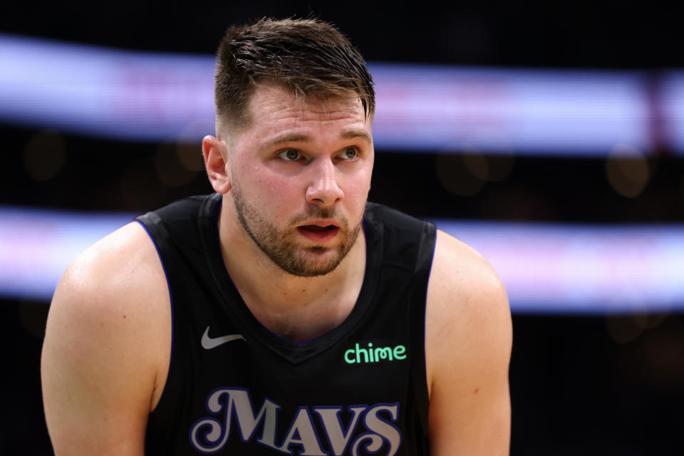 Luka Doncic has been dealing with multiple injuries throughout the postseason. (Maddie Meyer/Getty Images)