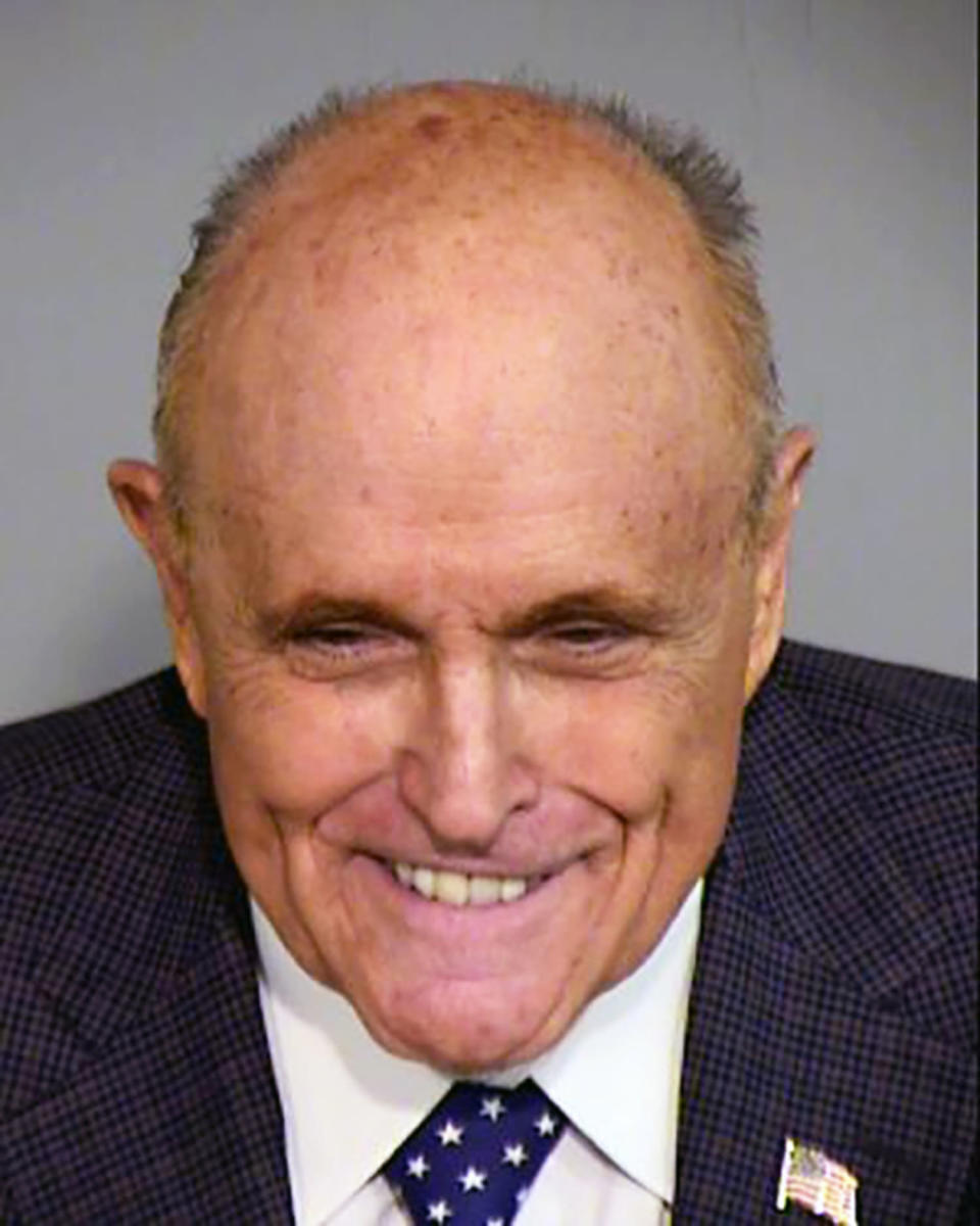 Rudy Giuliani Mugshot Released For AZ 