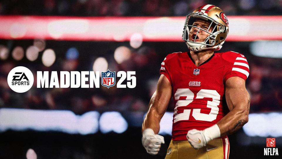 Christian McCaffrey is the cover athlete for Madden NFL 25