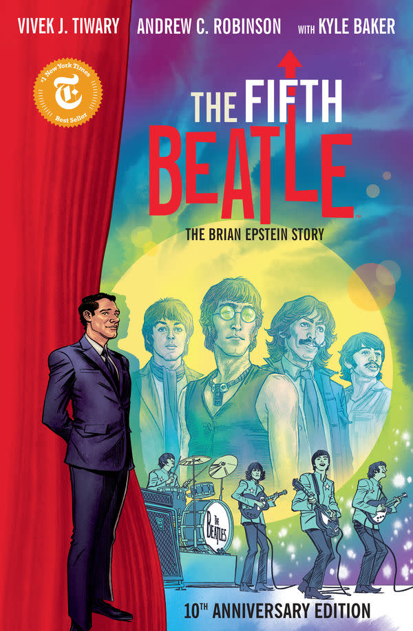 The Fifth Beatle: The Brian Epstein Story cover (Christopher Brunner and Rico Renzi/Courtesy of Penguin Random House)