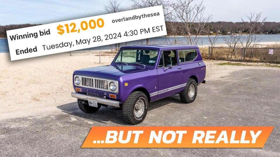 This 1974 IH Scout Was Pulled From 'No-Reserve' Auction Over Low Winning Bid photo