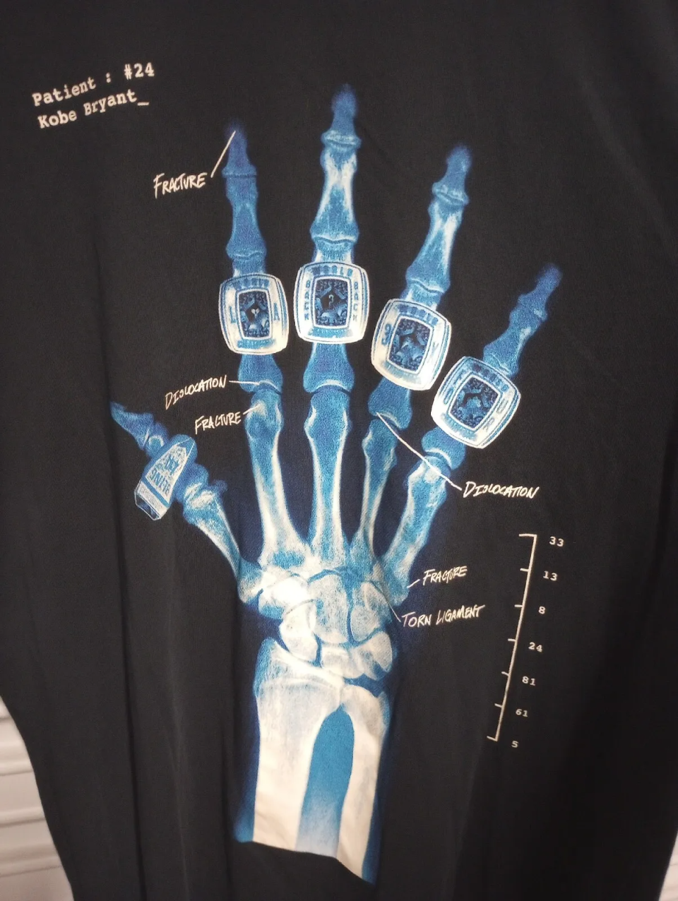 Vintage Nike Kobe “X-ray” T-shirt. Credit: eBay