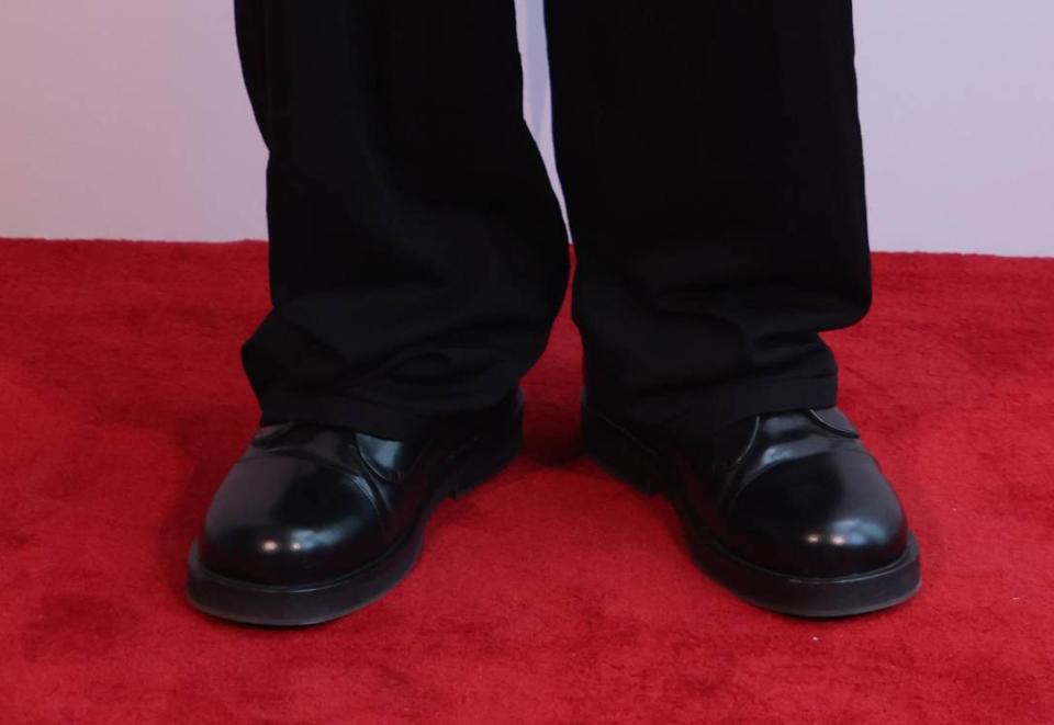 Jackson Wang, dress shoes, leather, red carpet, Shanghai, Cartier 