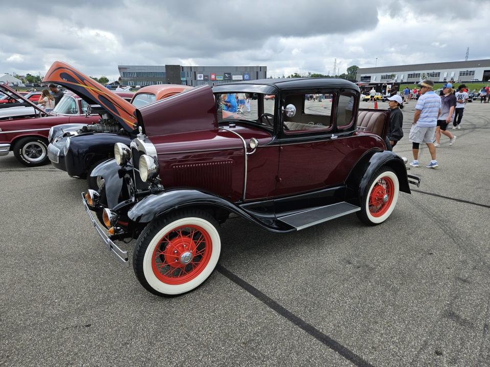 1930 model a ford at m1 concourse vintage cars and coffee 2024