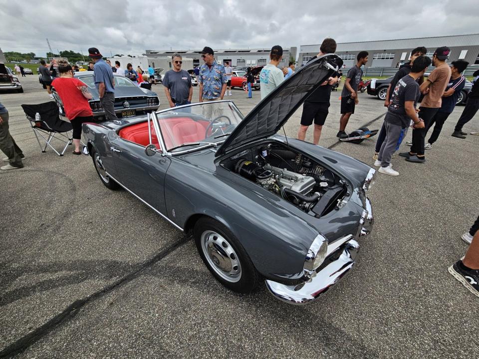 1960 alfa romeo giulietta special at m1 concourse vintage cars and coffee 2024