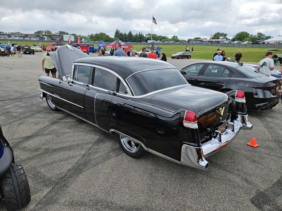 1954 cadillac series 62 at m1 concourse vintage cars and coffee 2024