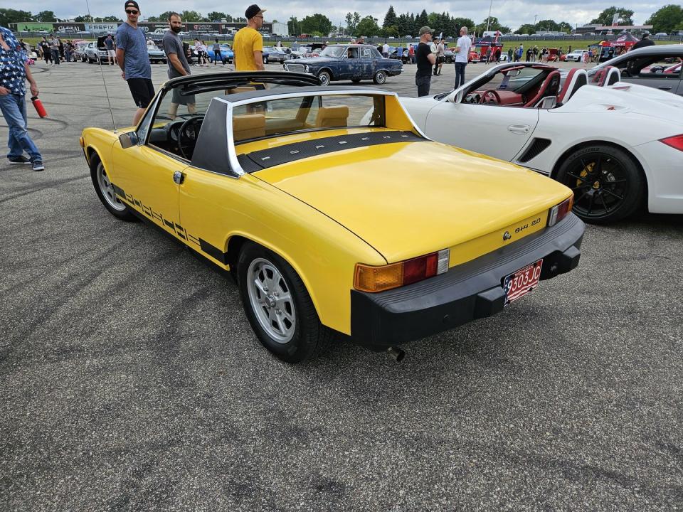 porsche 944 20 at m1 concourse vintage cars and coffee 2024