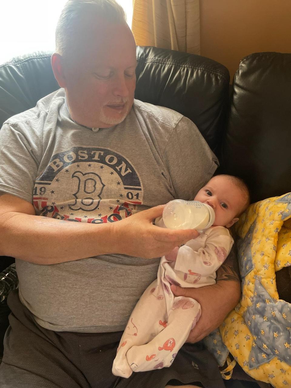 Handout photo of Marty Kedian and his granddaughter Charlotte.