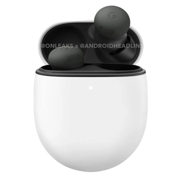 Purported leaked image of the unannounced Google Pixel Buds Pro 2.