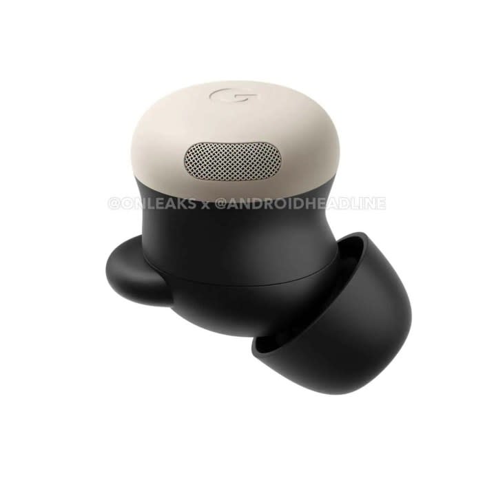 Purported leaked image of the unannounced Google Pixel Buds Pro 2.