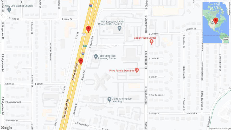 A detailed map that shows the affected road due to 'Crash update: I-35' on July 26th at 6:41 p.m.