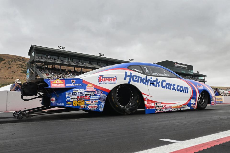 a race car on a track