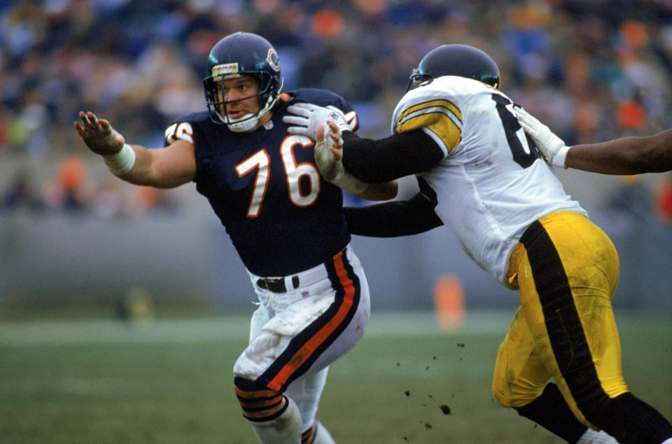 Steve McMichael played 13 of his 15 NFL seasons with the Chicago Bears. (Photo by Jonathan Daniel/Getty Images)