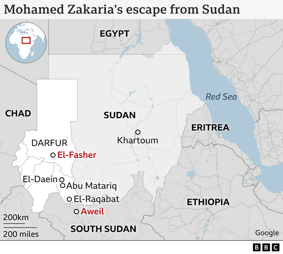 Map of Sudan