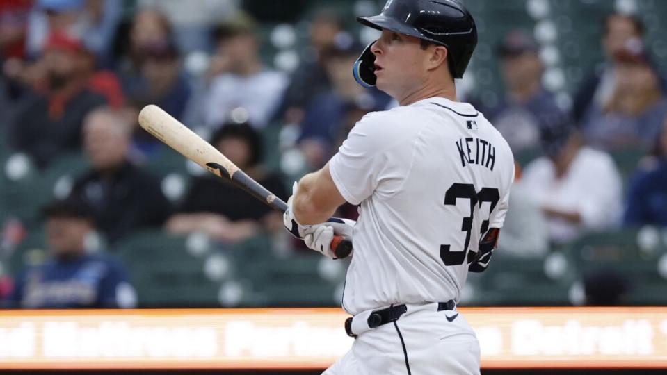 Tigers second baseman Colt Keith headlines the top fantasy baseball pickups going into the All-Star Break. (Rick Osentoski-USA TODAY Sports)