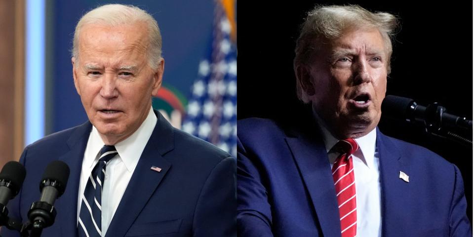 Biden and Trump