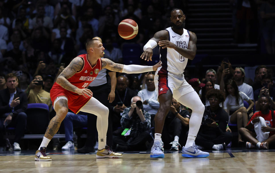 Team USA's men's team will begin Olympic group play on Sunday against Serbia. (Photo by Paul Harding/Getty Images)