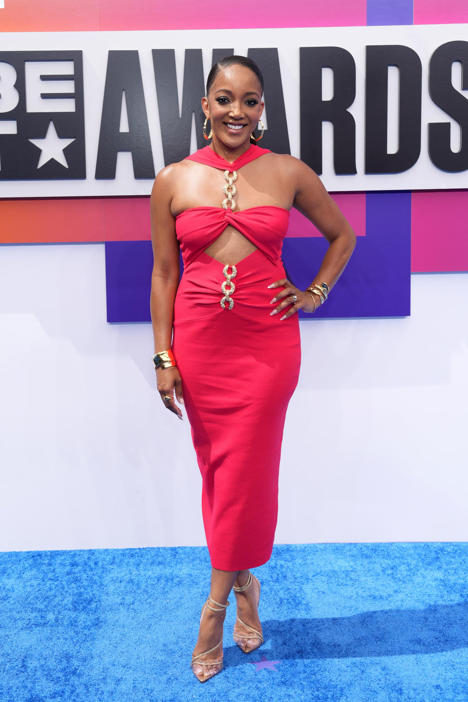 LOS ANGELES, CALIFORNIA - JUNE 30: Mickey Guyton attends the 2024 BET Awards at Peacock Theater on June 30, 2024 in Los Angeles, California.  (Photo by Bennett Raglin/Getty Images for BET)