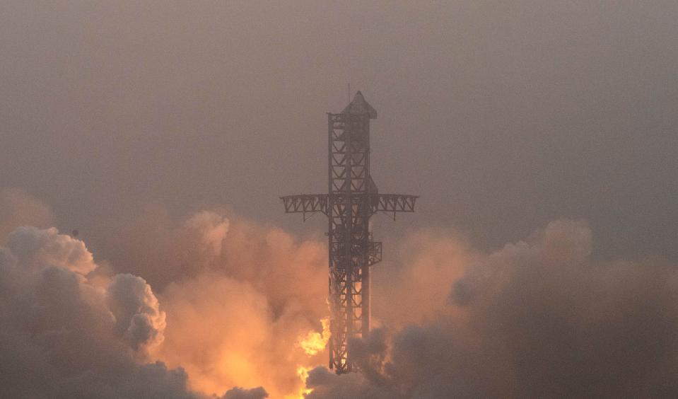 SpaceX's Starship launching from Starbase in Boca Chica, Texas, on June 6, 2024.