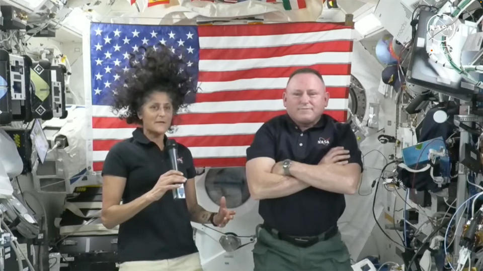 Boeing Starliner astronauts Sunita Williams and Barry 