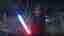 Sol's lightsaber turned from blue to red in the hands of Osha. (Image credit: Disney)