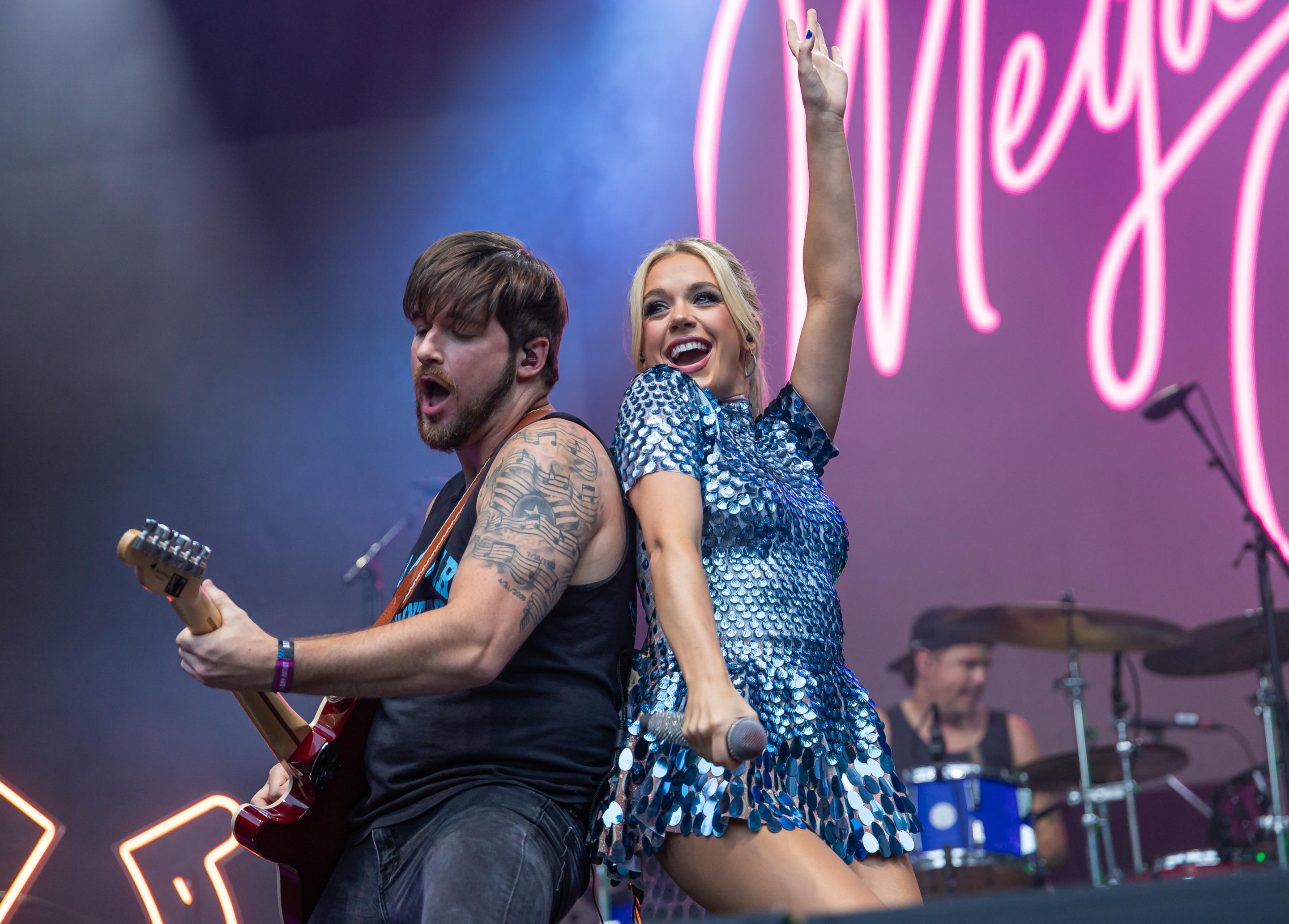 Megan Moroney performs during Lollapalooza at Grant Park in Chicago.