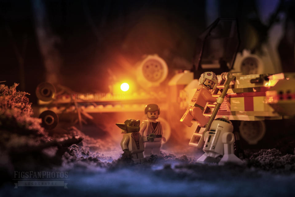 Artistic photos of Lego Star Wars sets and minifigures captured by Benedek Lampert