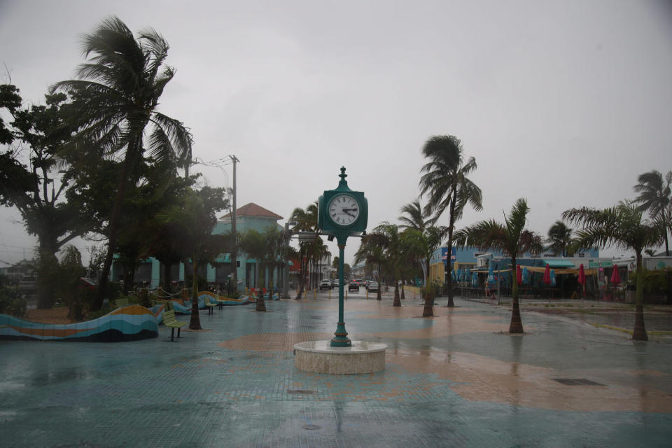 Fort Myers Beach Tropical Storm Debby (Andrew West / The News-Press via USA Today Network)