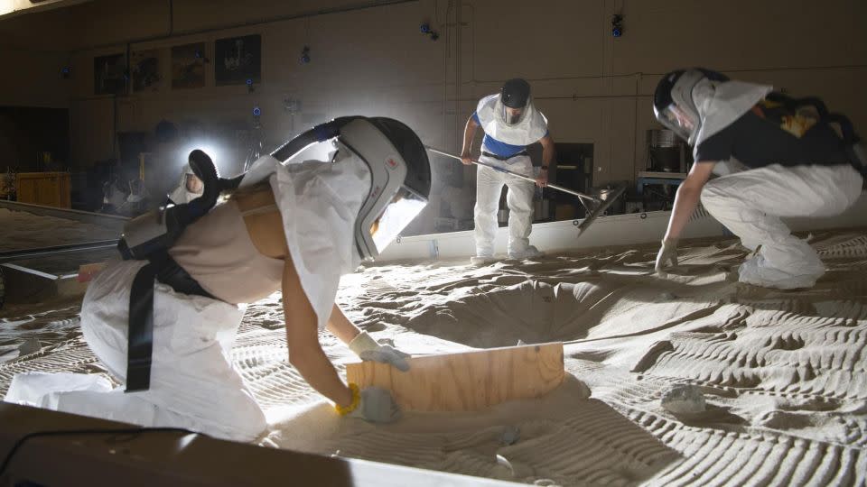 The Simulated Lunar Operations Lab at NASA Glenn Research Center tested planetary roving vehicle systems and components for vehicles such as the VIPER Rover. - GRC/NASA