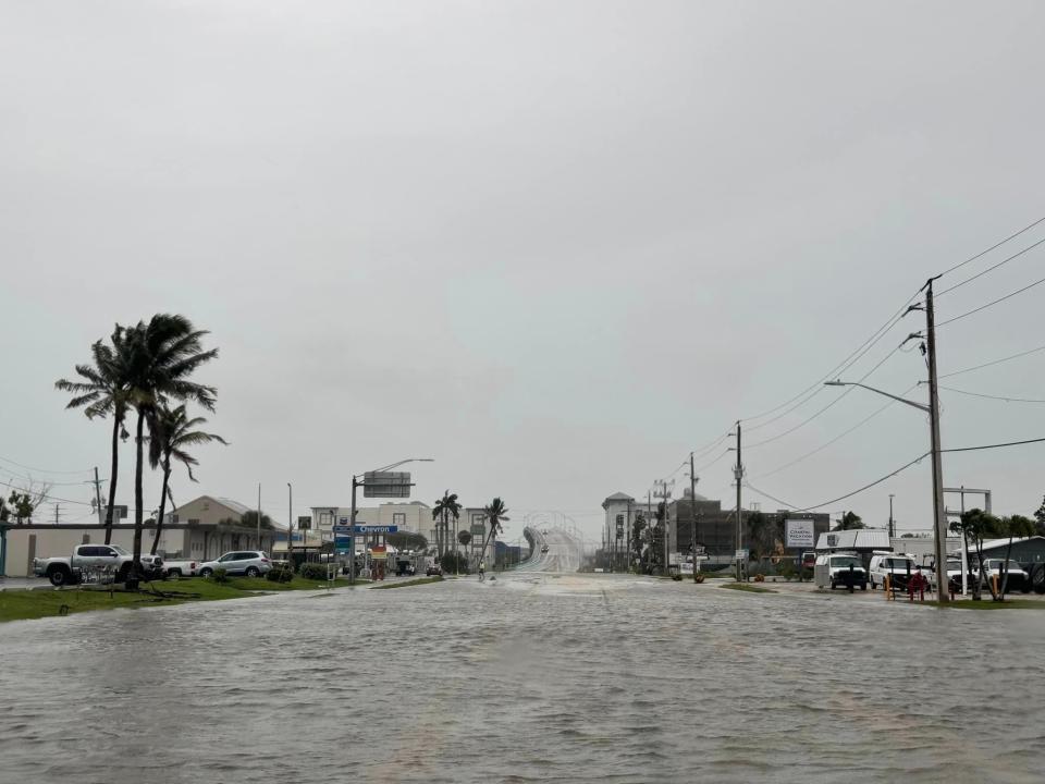 Lee County deputies are patrolling roads during Tropical Storm Debby.