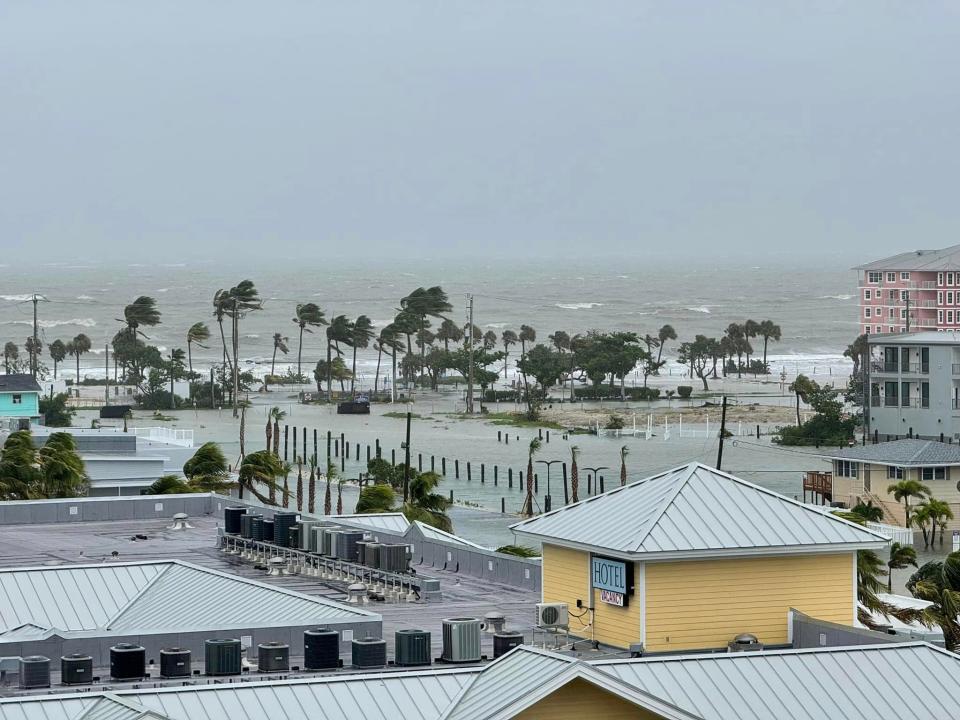 Lee County deputies are patrolling roads during Tropical Storm Debby.