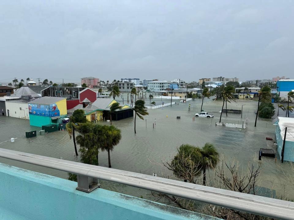 Lee County deputies are patrolling roads during Tropical Storm Debby.